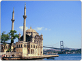 Ortaköy Mosque and the Bosphorus Bridge